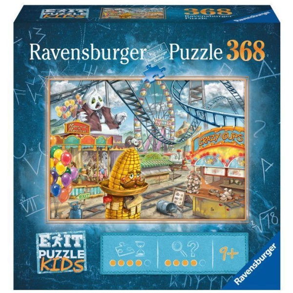 Ravensburger 12926 Puzzle EXIT Puzzle Kids Im Freizeitpark 370 Teile