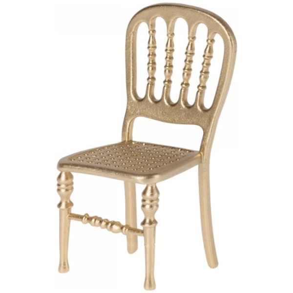 Maileg Chair, Mouse - Gold