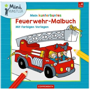 Mein kunterbuntes Feuerwehr-Malbuch