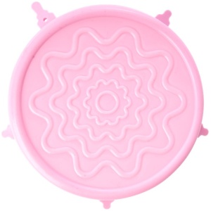 rice1 Silikon Deckel für Melamin Schüssel (medium) 3 Farben (mint, pastellgrün, rosa), sortiert