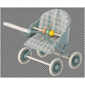 Maileg Stroller, Baby - Mint