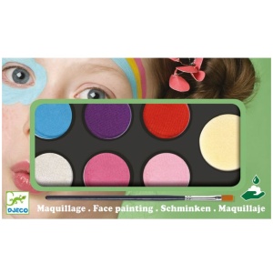 Kinderschminken: Palette 6 Farben - Sweet *