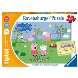 Ravensburger 163 tiptoi® Puzzle für kleine Entdecker: Peppa Pig