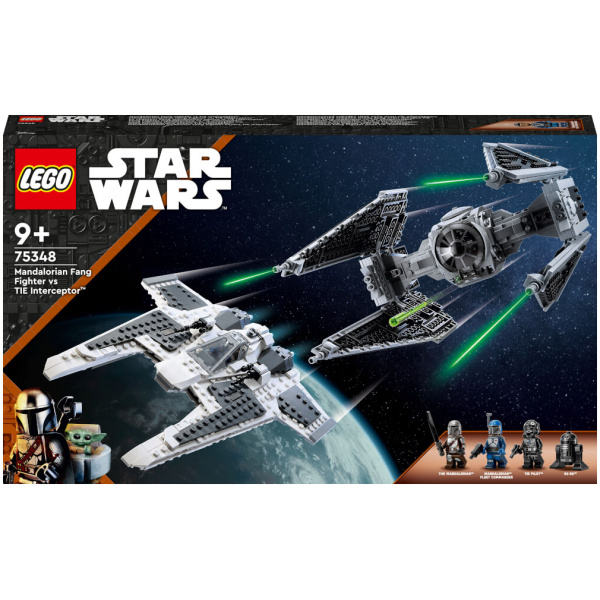 LEGO® Star Wars 75348 Mandalorianischer Fang Fighter vs. TIE Interceptor