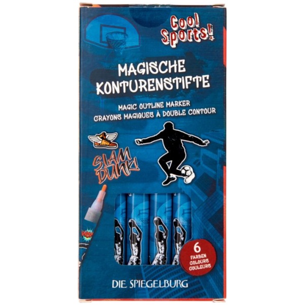 Magische Konturenstifte - Cool Sports!