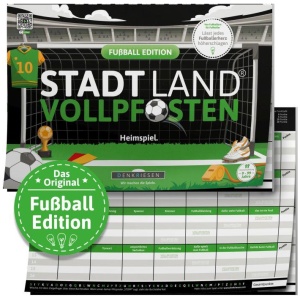 STADT LAND VOLLPFOSTEN® - FUßBALL EDITION - Heimspiel. - A4