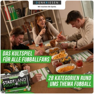 STADT LAND VOLLPFOSTEN® - FUßBALL EDITION - Heimspiel. - A4