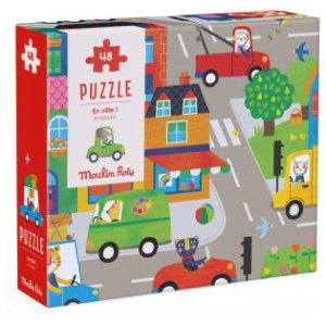 Puzzle In der Stadt! (48 Teile)