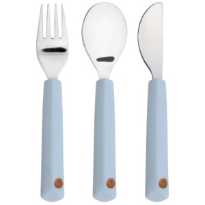 Cutlery with Silicone Handle 3 pcs Happy Rascals