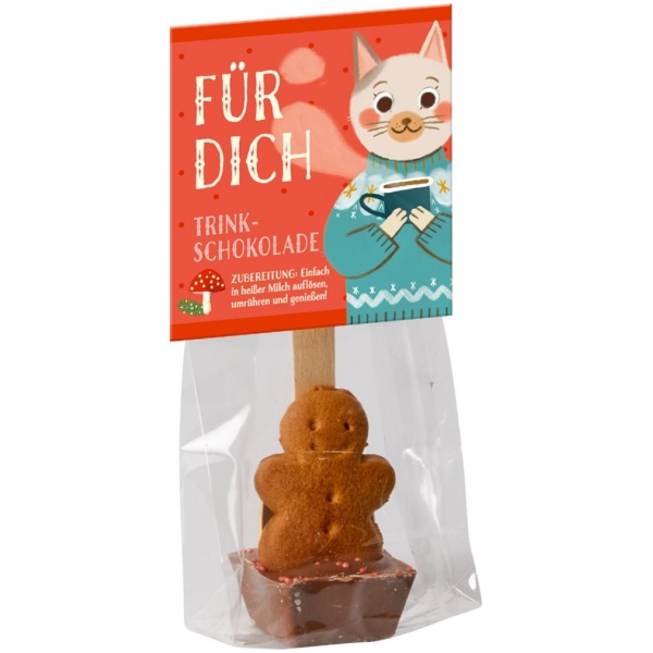 Trinkschokolade am Löffel - Lasst uns froh...,sortiert (1 Stück) Weihnachten