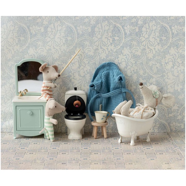 Maileg Sink dresser, Mouse - Mint