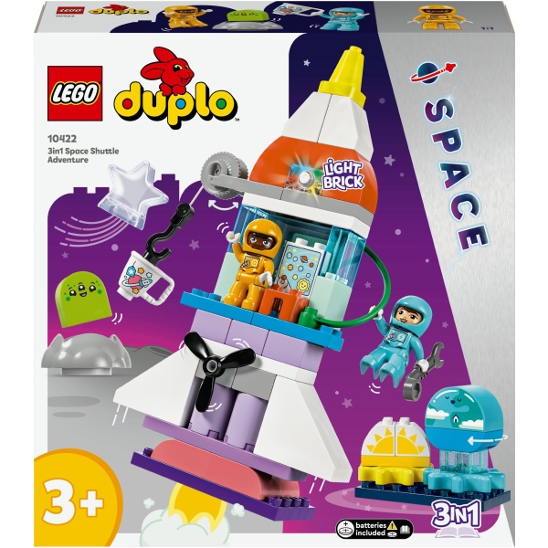 LEGO® Duplo 10422 3-in-1-Spaceshuttle für viele Abenteuer