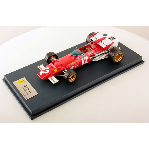 Ferrari 312 B Austria 1970 Jacky Ickx mit Vitrine 1:18 - LSF1H14 Looksmart