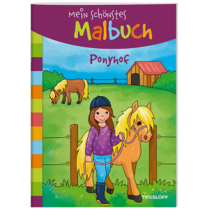 Mein schönstes Malbuch. Ponyhof