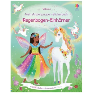 Watt, Fiona: Mein Anziehpuppen-Stickerbuch: Regenbogen-Einhörner