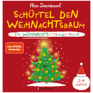 Sternbaum, Nico: Schüttel den Weihnachtsbaum. Ein Weihnachts-Mitmachbuch zum Schütteln, Schaukeln, Pusten, Klopfen und sehen, was dann passiert. Von 2 bis 4 Jahren