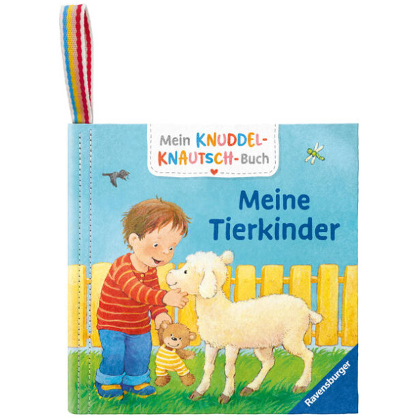 Grimm, Sandra: Mein Knuddel-Knautsch-Buch: Meine Tierkinder; weiches Stoffbuch, waschbares Badebuch, Babyspielzeug ab 6 Monate