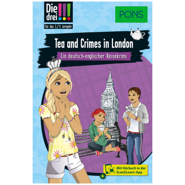 Erlhoff, Kari: PONS Die Drei !!! - Tea and Crimes in London