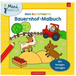 Mein kunterbuntes Bauernhof-Malbuch