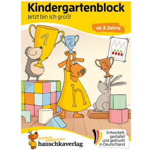 Maier, Ulrike: Kindergartenblock ab 3 Jahre - Jetzt bin ich groß!