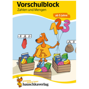 Ulrike Maier: Vorschulblock ab 5 Jahre für Junge und Mädchen. Zahlen schreiben lernen und Mengen erfassen